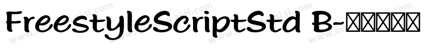 FreestyleScriptStd B字体转换